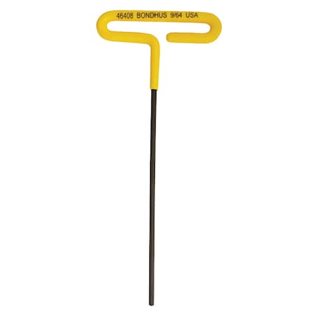 Bondhus 9/64" Cushion Grip Loop Hex T-Handle 6" 46408